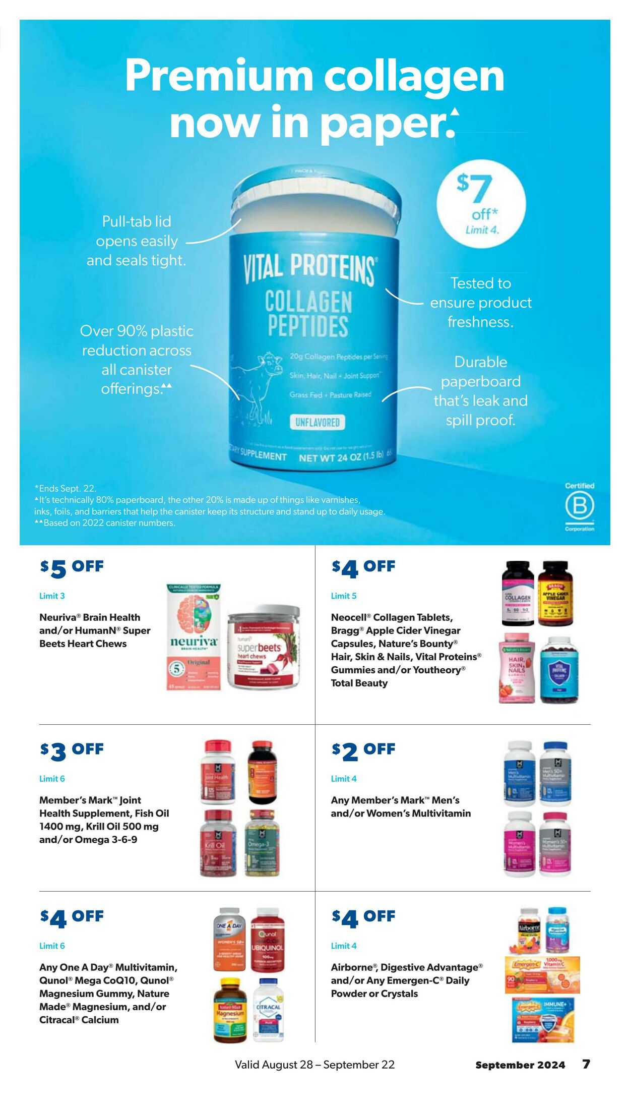 Weekly ad Sam's Club 08/28/2024 - 09/22/2024