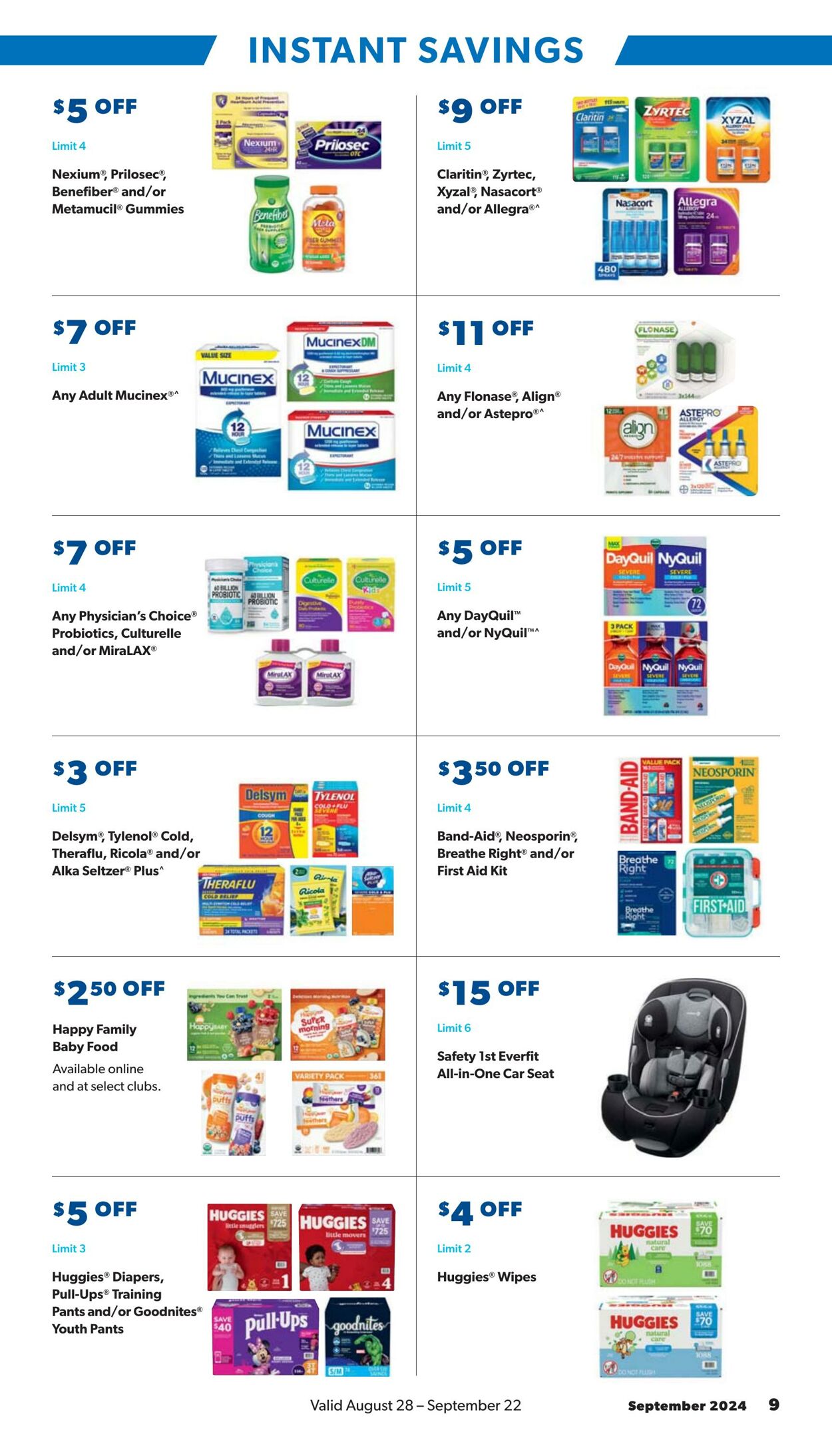 Weekly ad Sam's Club 08/28/2024 - 09/22/2024