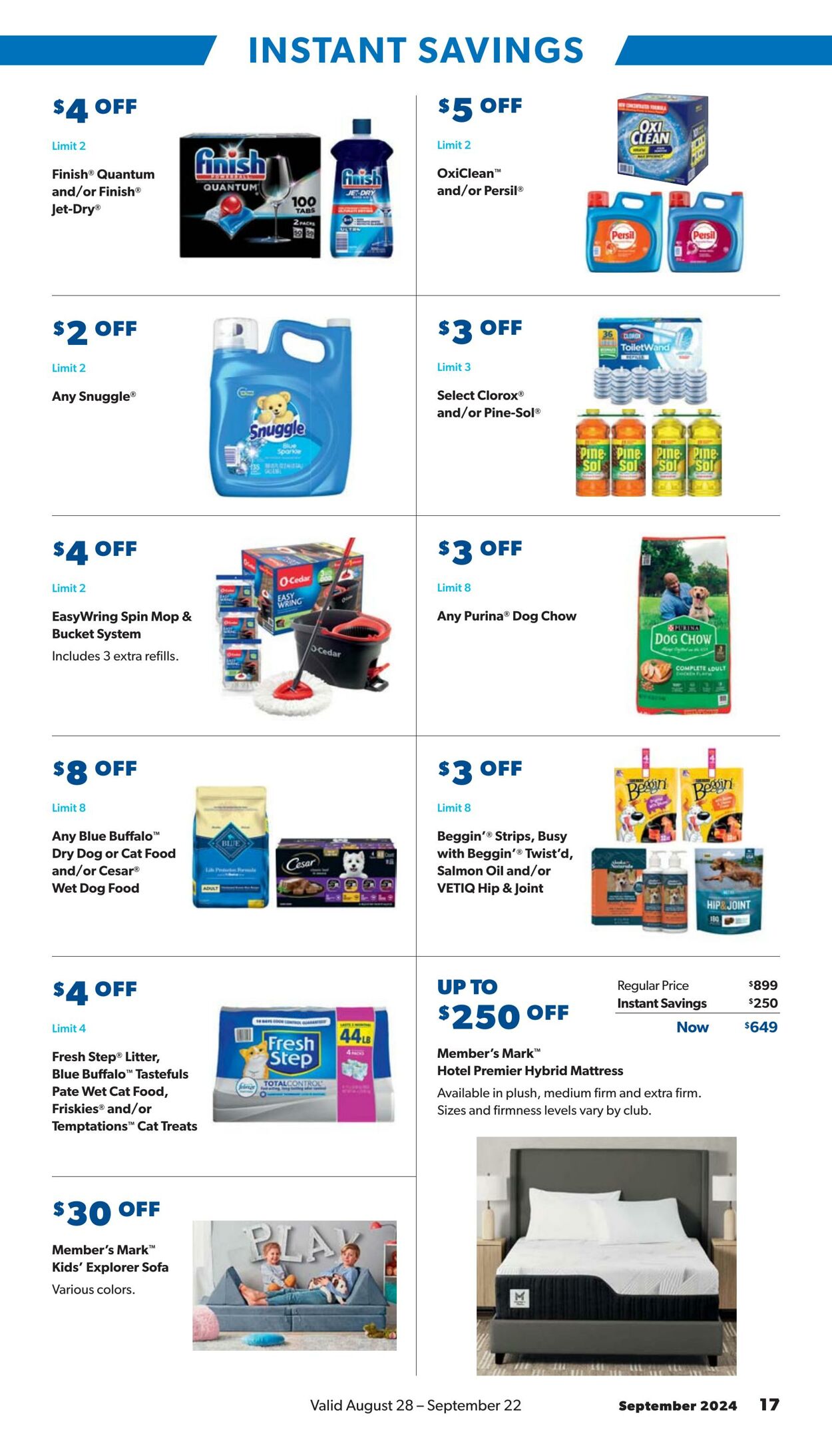 Weekly ad Sam's Club 08/28/2024 - 09/22/2024