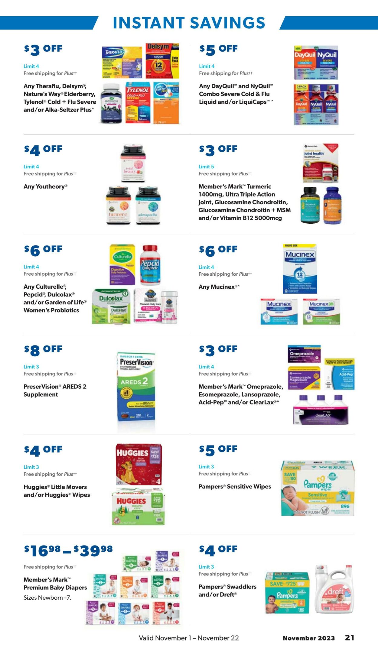 Weekly ad Sam's Club 11/01/2023 - 11/22/2023