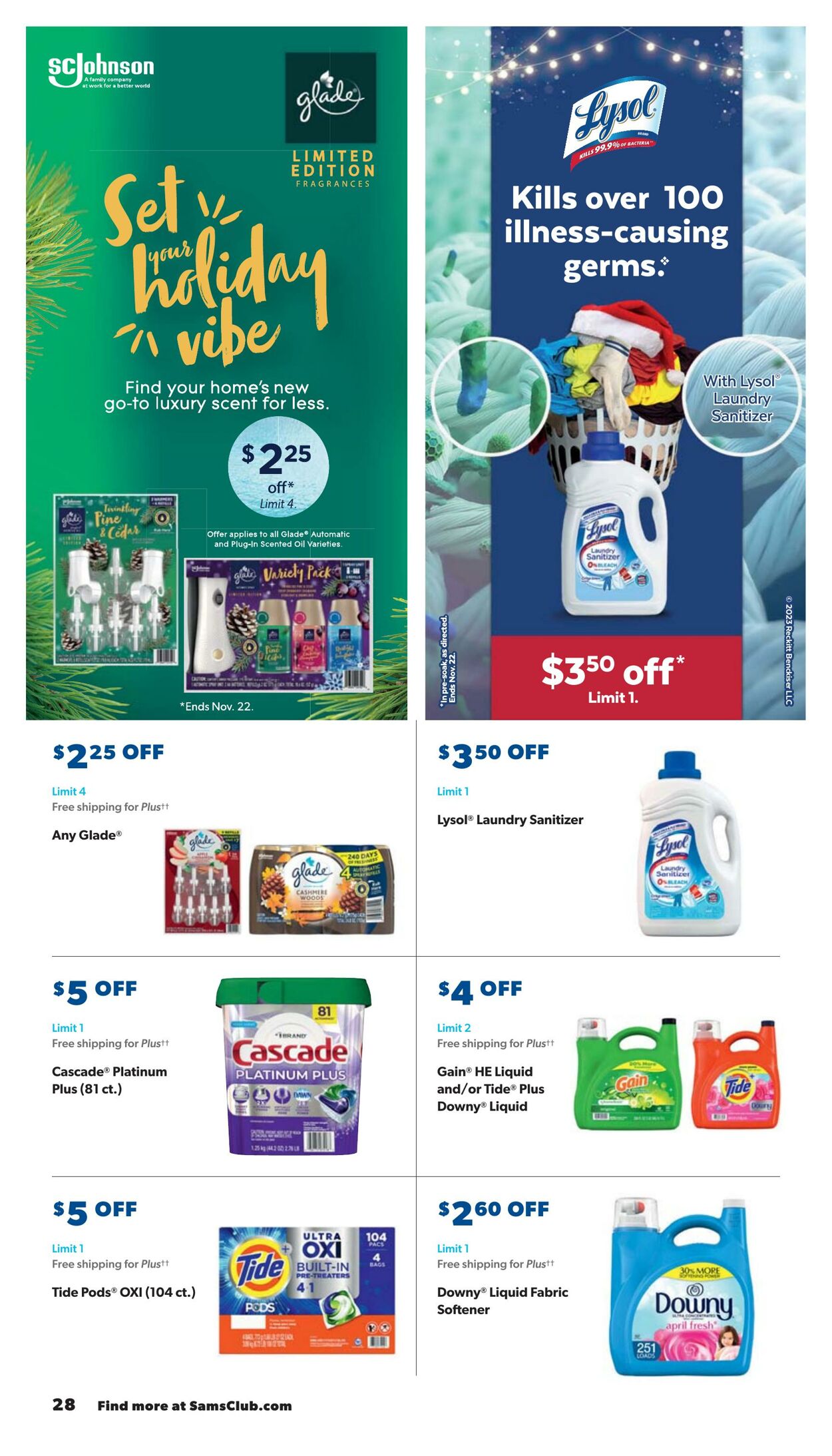 Weekly ad Sam's Club 11/01/2023 - 11/22/2023