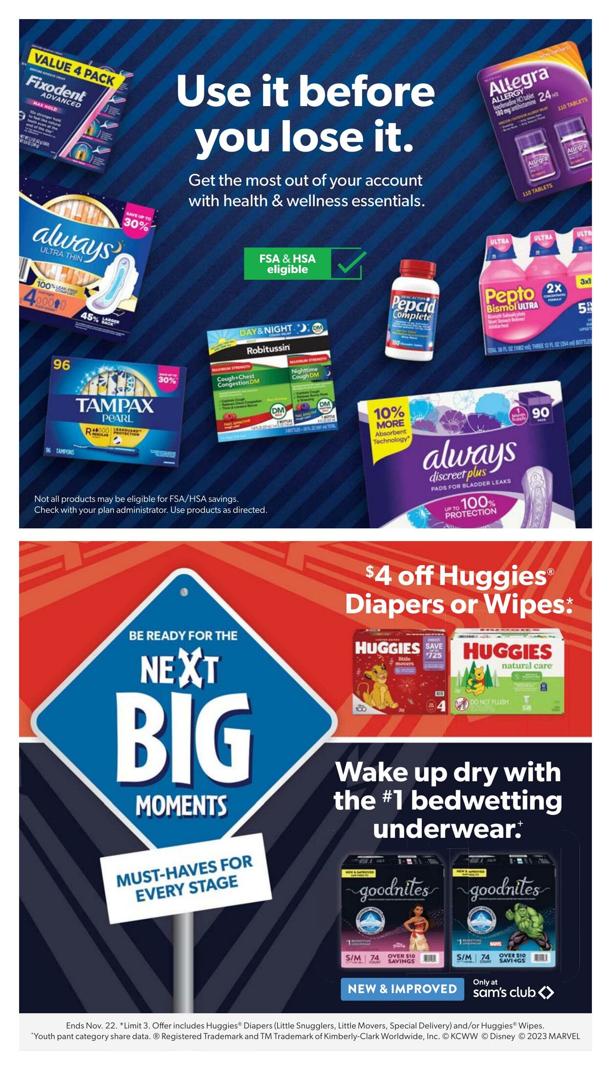 Weekly ad Sam's Club 11/01/2023 - 11/22/2023