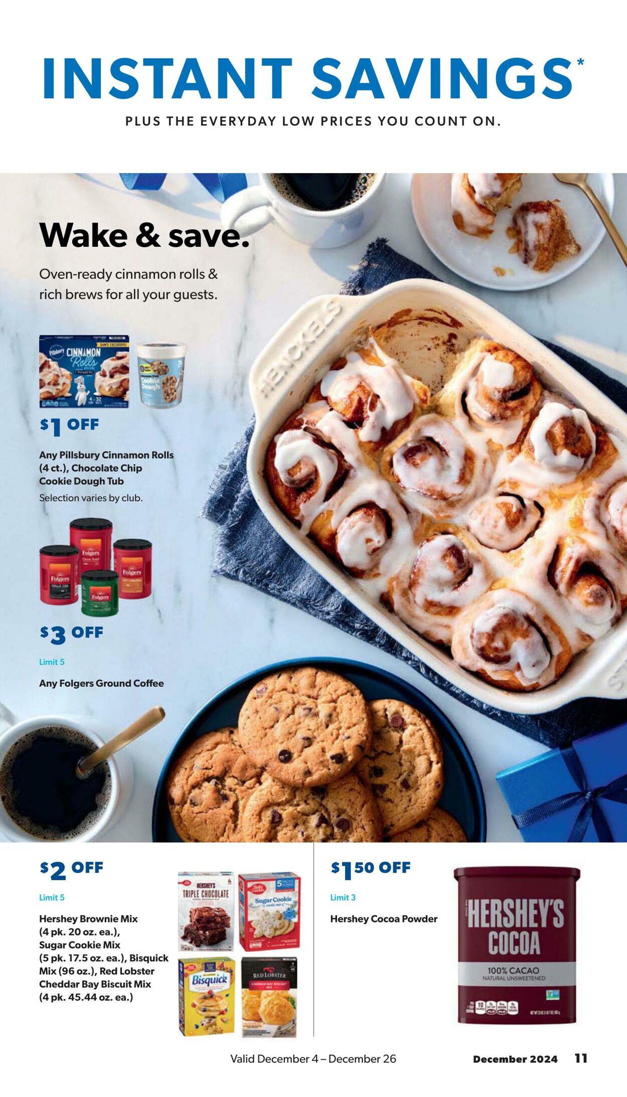 Weekly ad Sam's Club 12/04/2024 - 12/26/2024