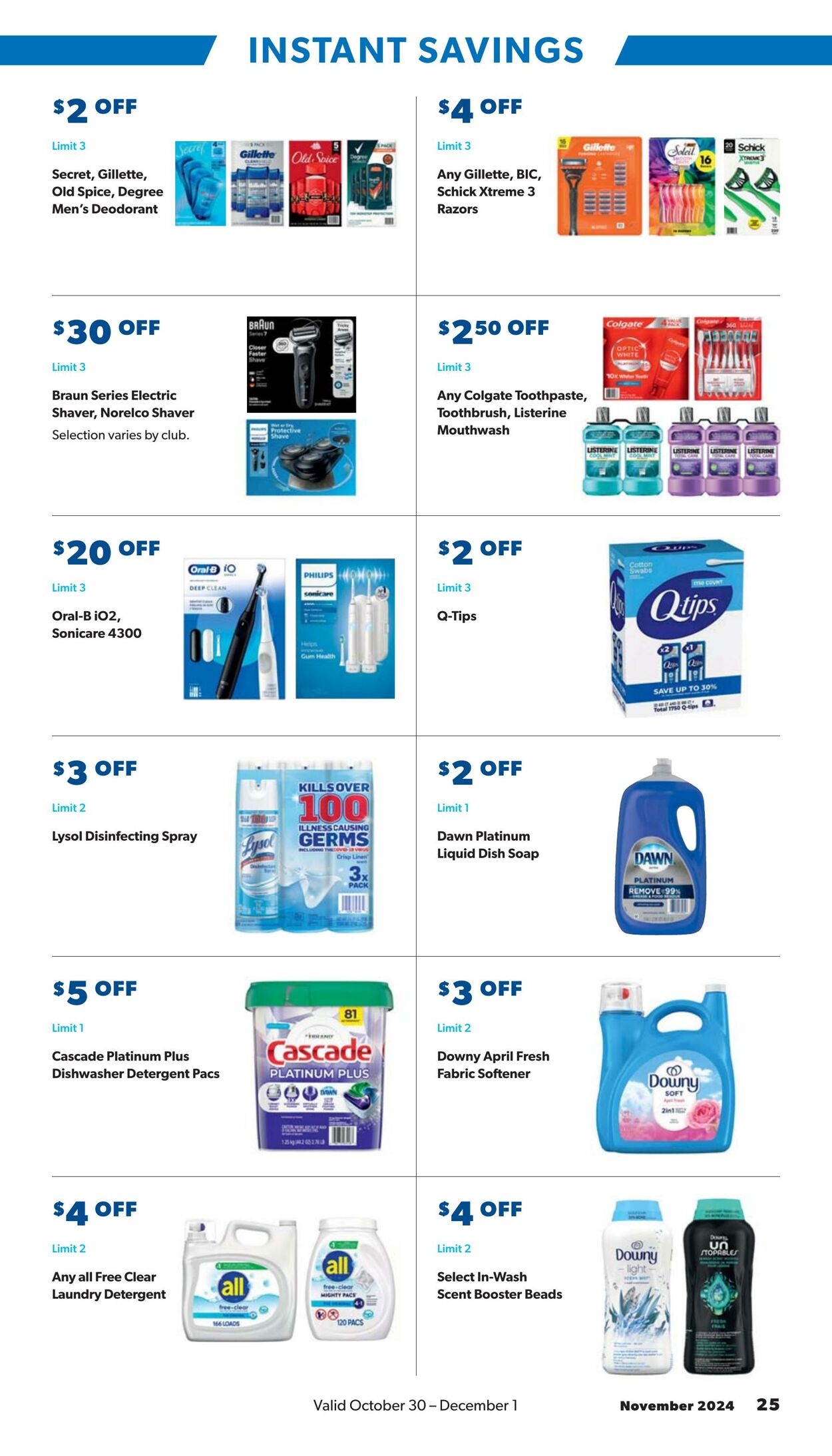 Weekly ad Sam's Club 10/30/2024 - 12/01/2024