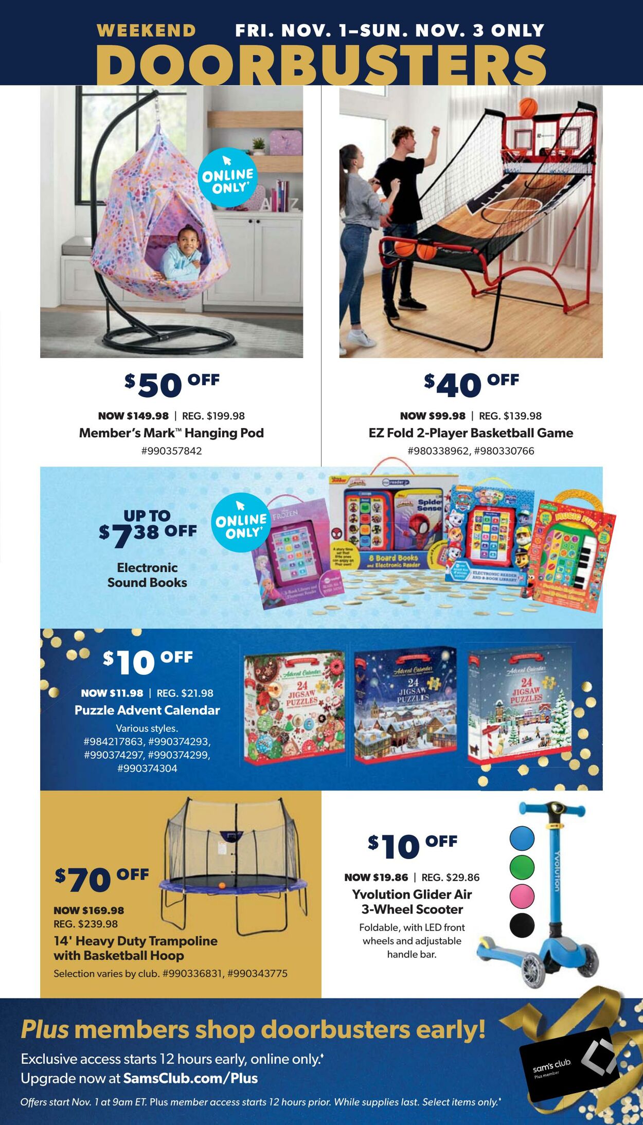 Weekly ad Sam's Club 10/30/2024 - 12/01/2024