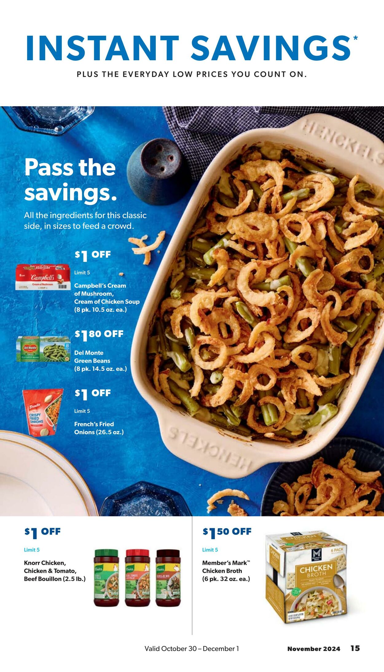 Weekly ad Sam's Club 10/30/2024 - 12/01/2024