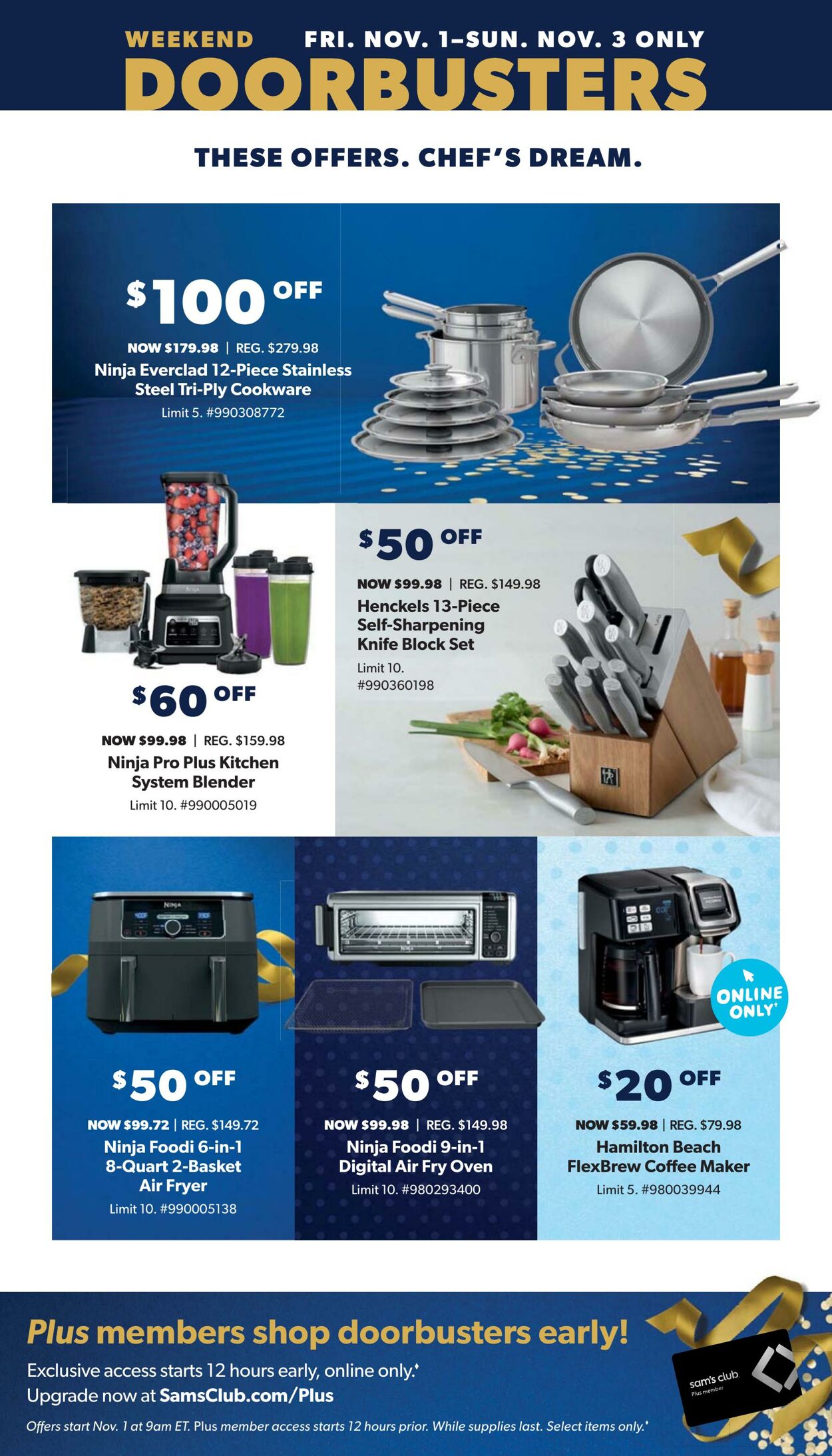 Weekly ad Sam's Club 10/30/2024 - 12/01/2024