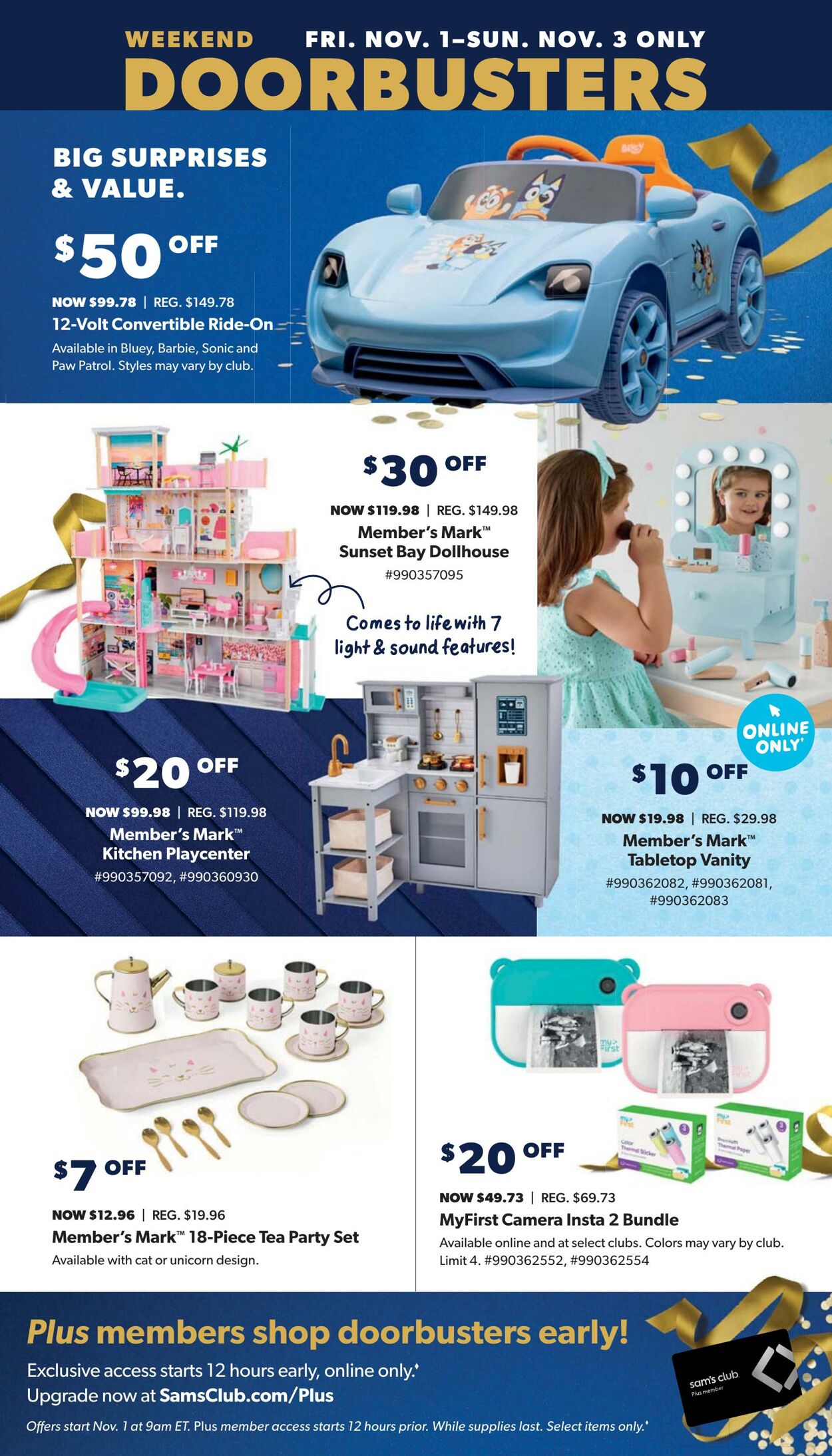 Weekly ad Sam's Club 10/30/2024 - 12/01/2024