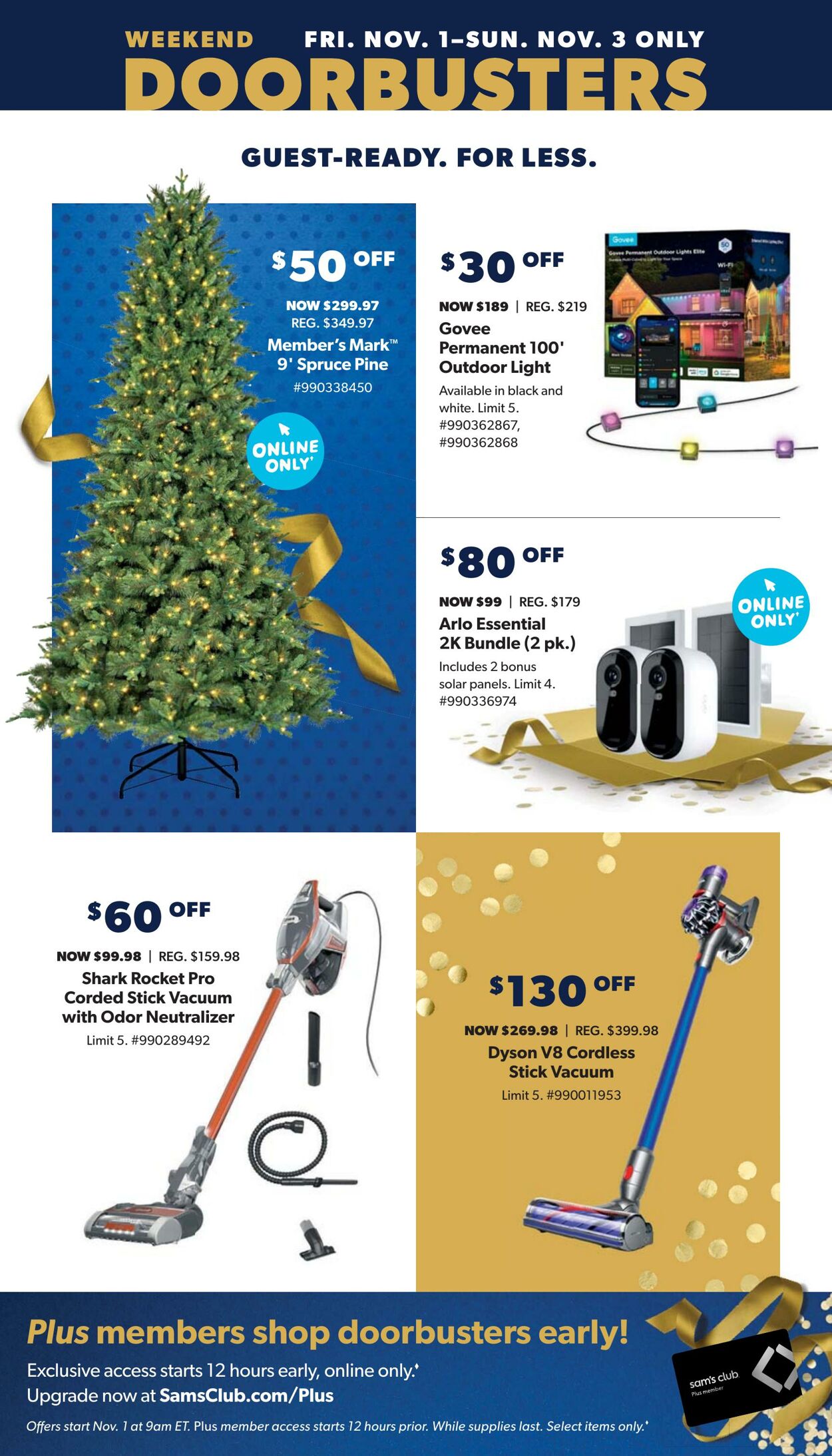 Weekly ad Sam's Club 10/30/2024 - 12/01/2024