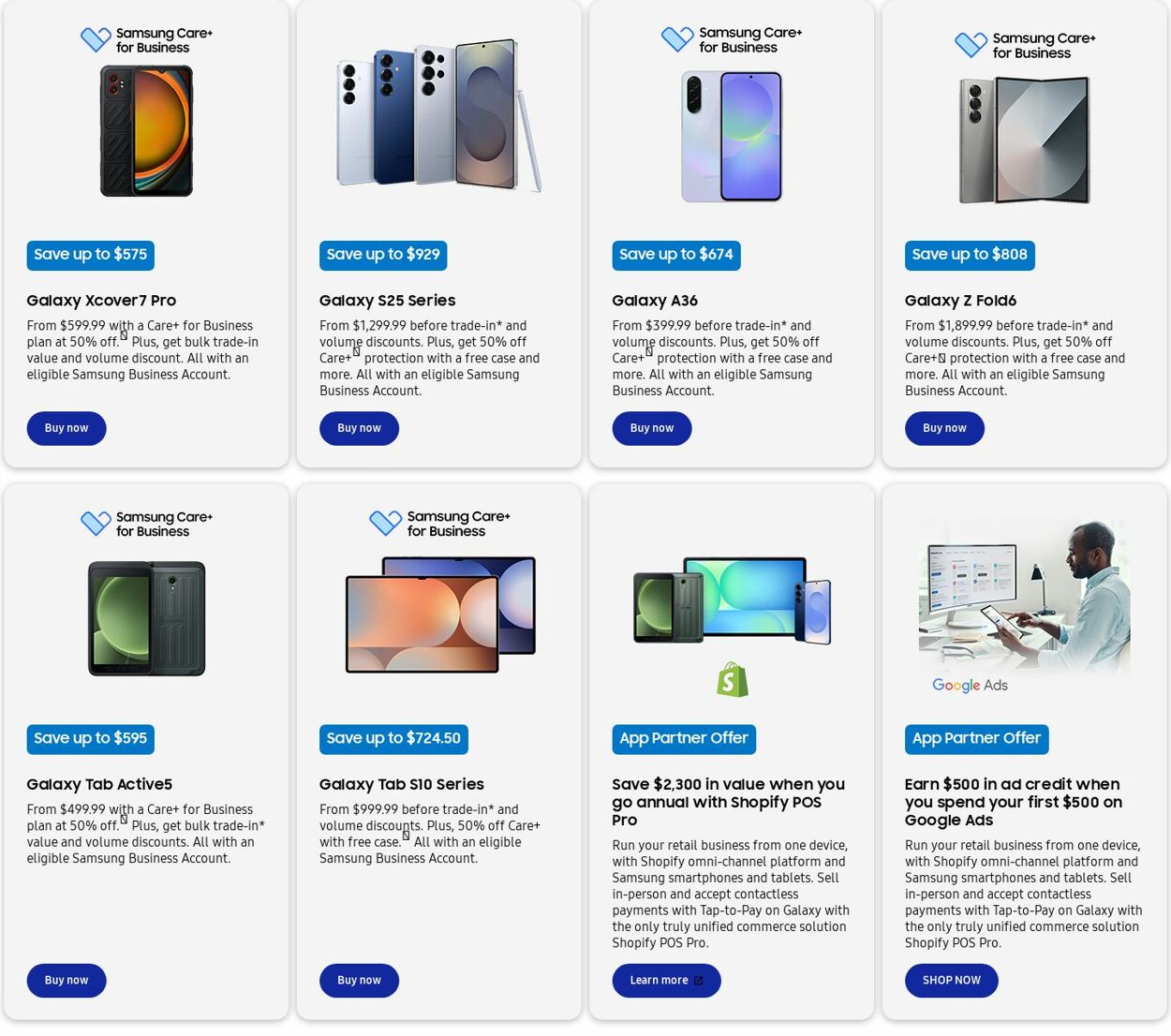 Weekly ad Samsung 07/01/2025 - 07/31/2025