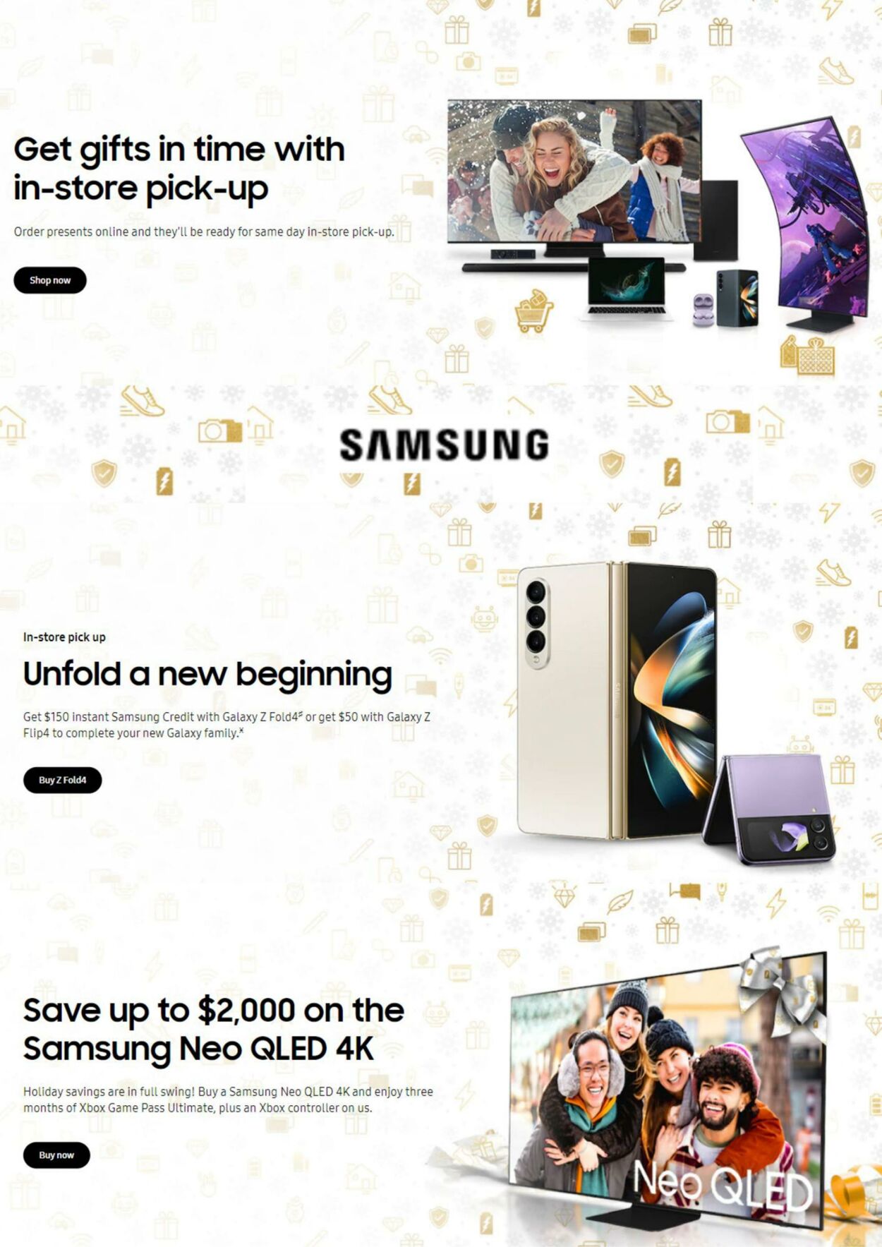 Weekly ad Samsung 12/20/2022-01/20/2023