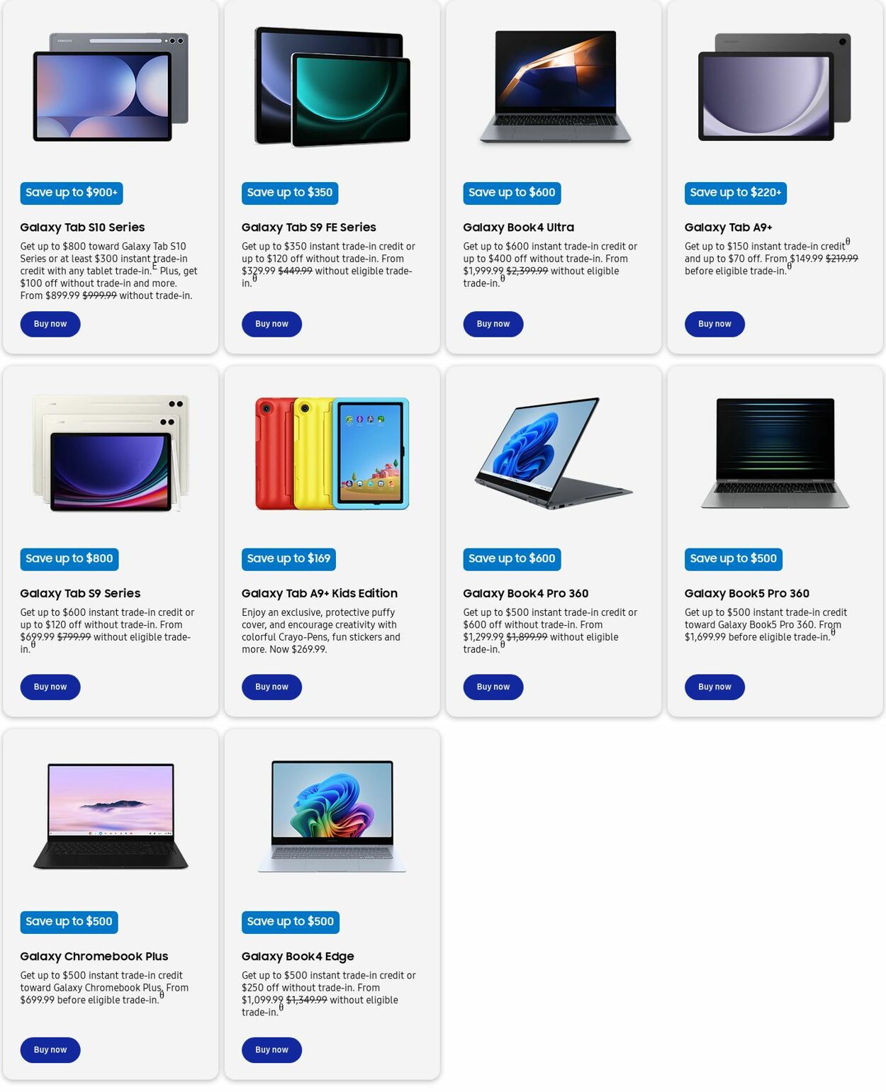 Weekly ad Samsung 01/01/2025 - 01/31/2025