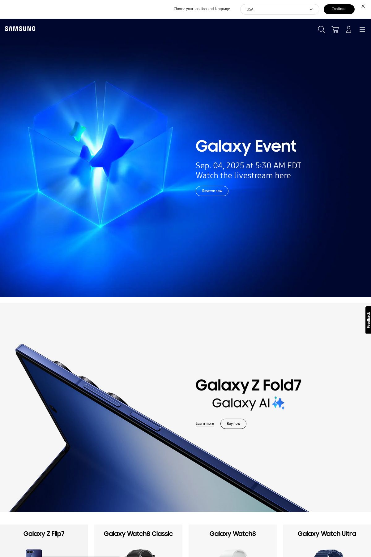 Weekly ad Samsung 09/01/2025 - 09/30/2025