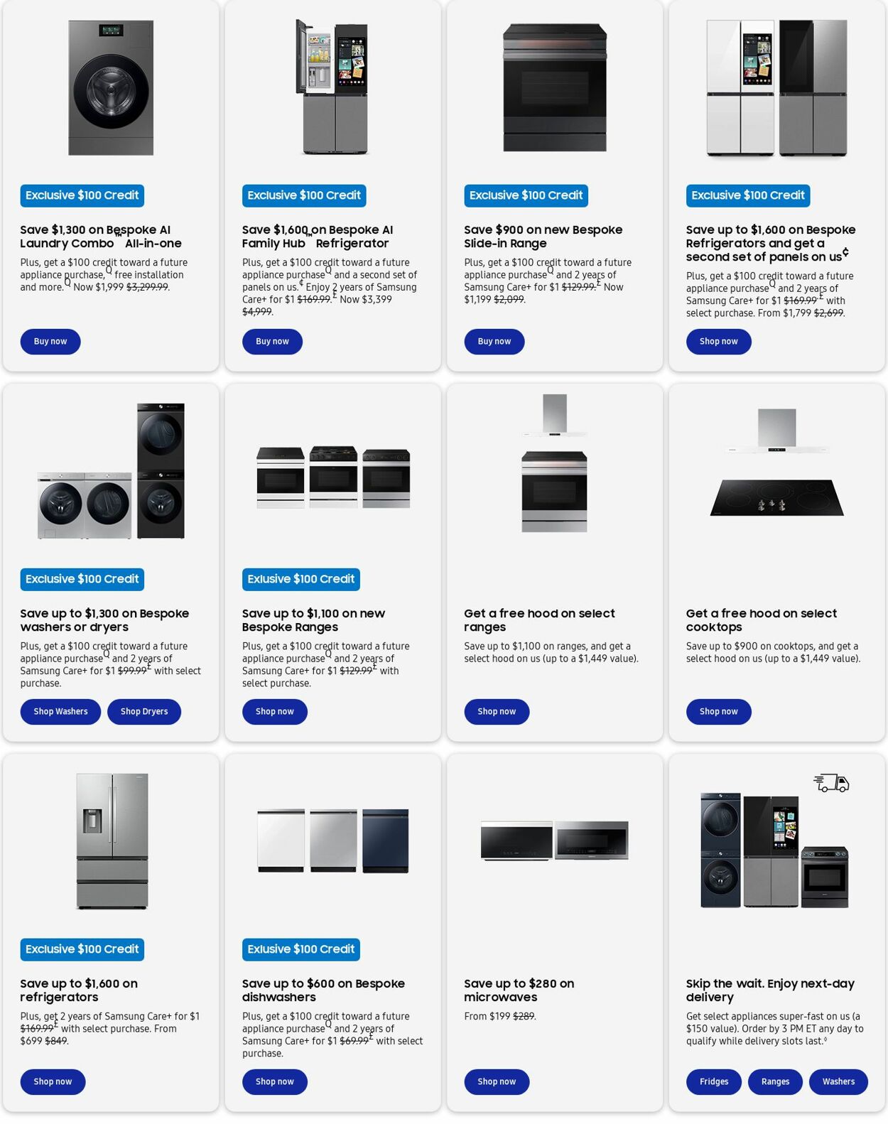 Weekly ad Samsung 09/01/2024 - 09/30/2024