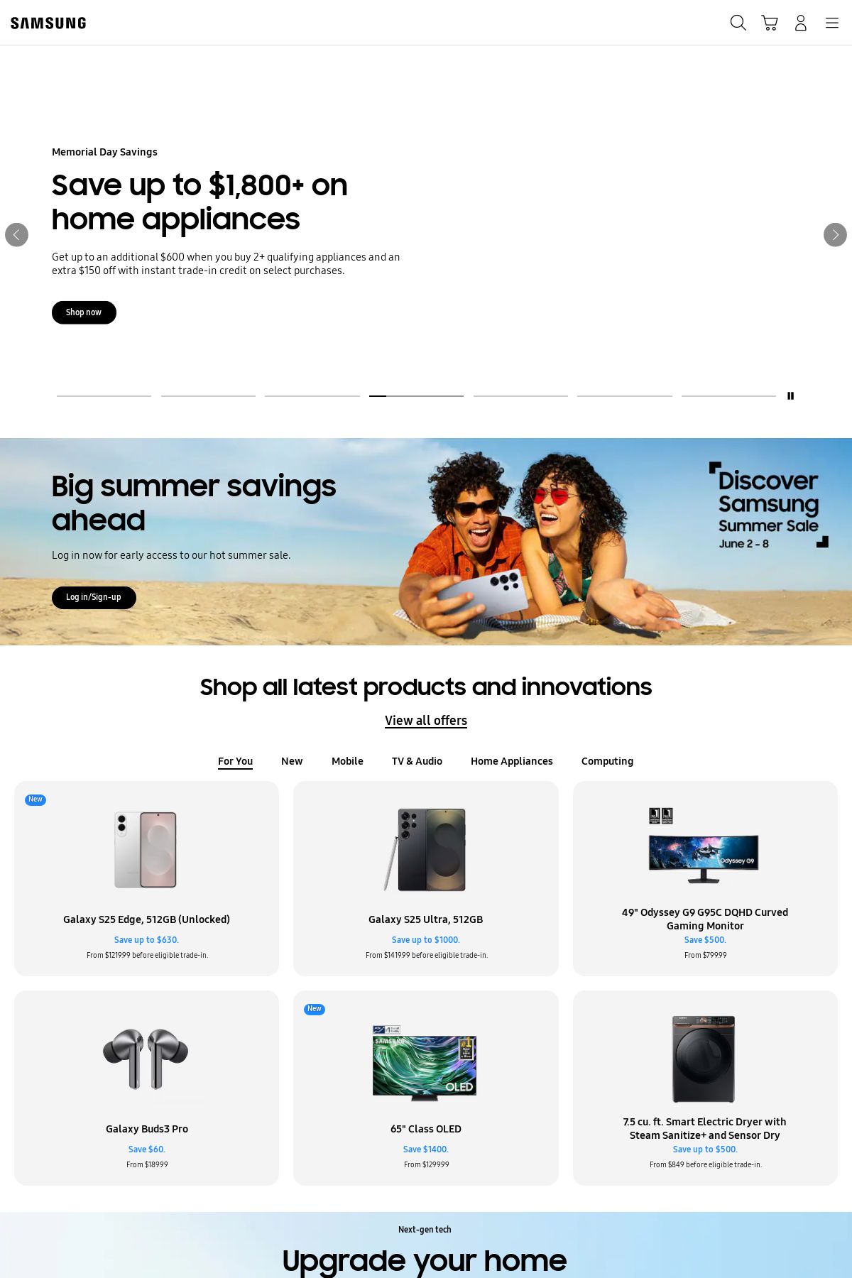 Weekly ad Samsung 06/01/2025 - 06/30/2025