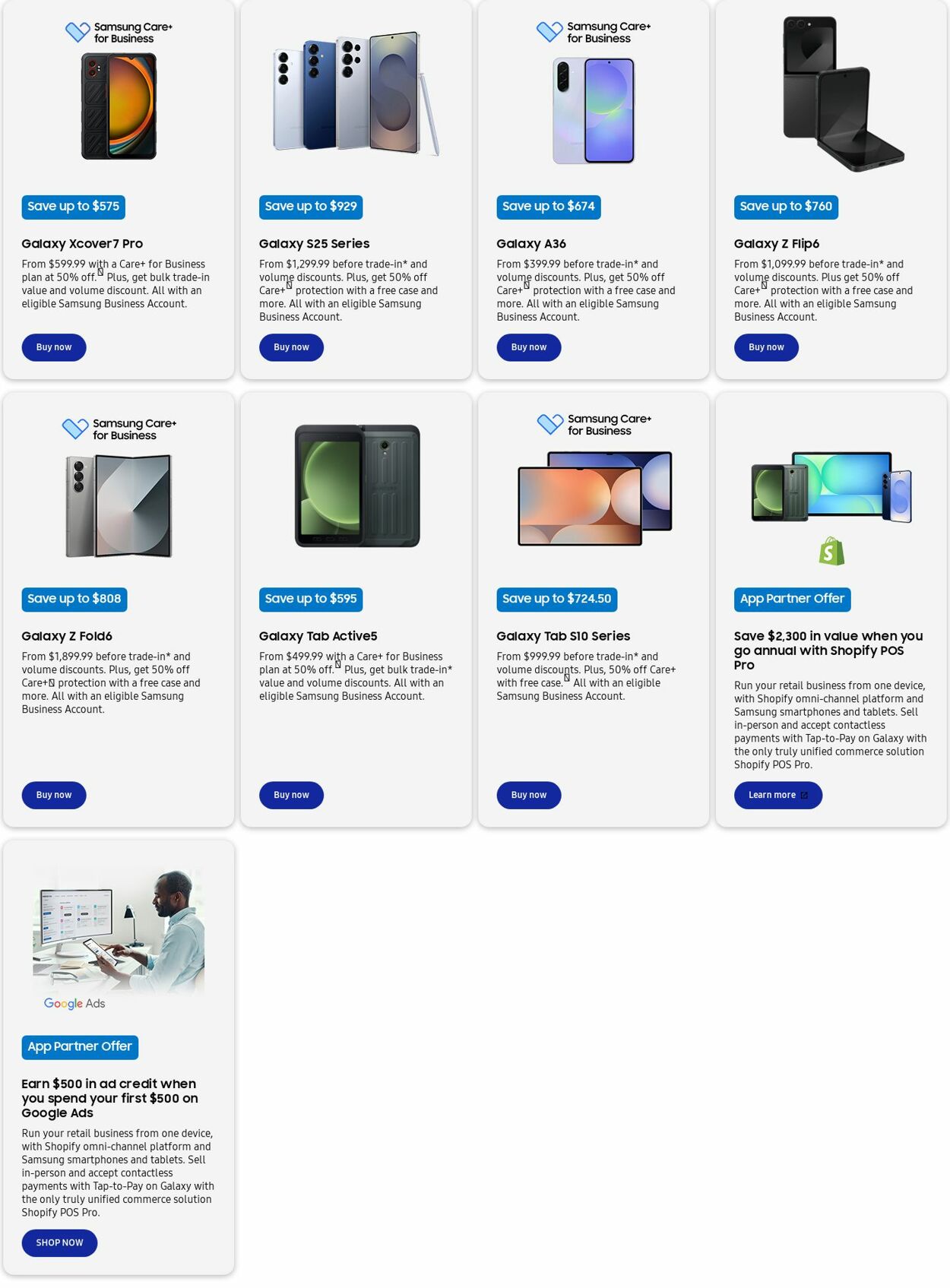 Weekly ad Samsung 06/01/2025 - 06/30/2025