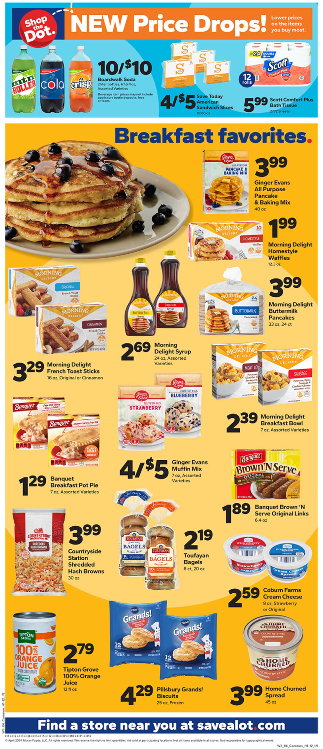 Weekly ad Save a Lot 04/18/2024 - 04/19/2024
