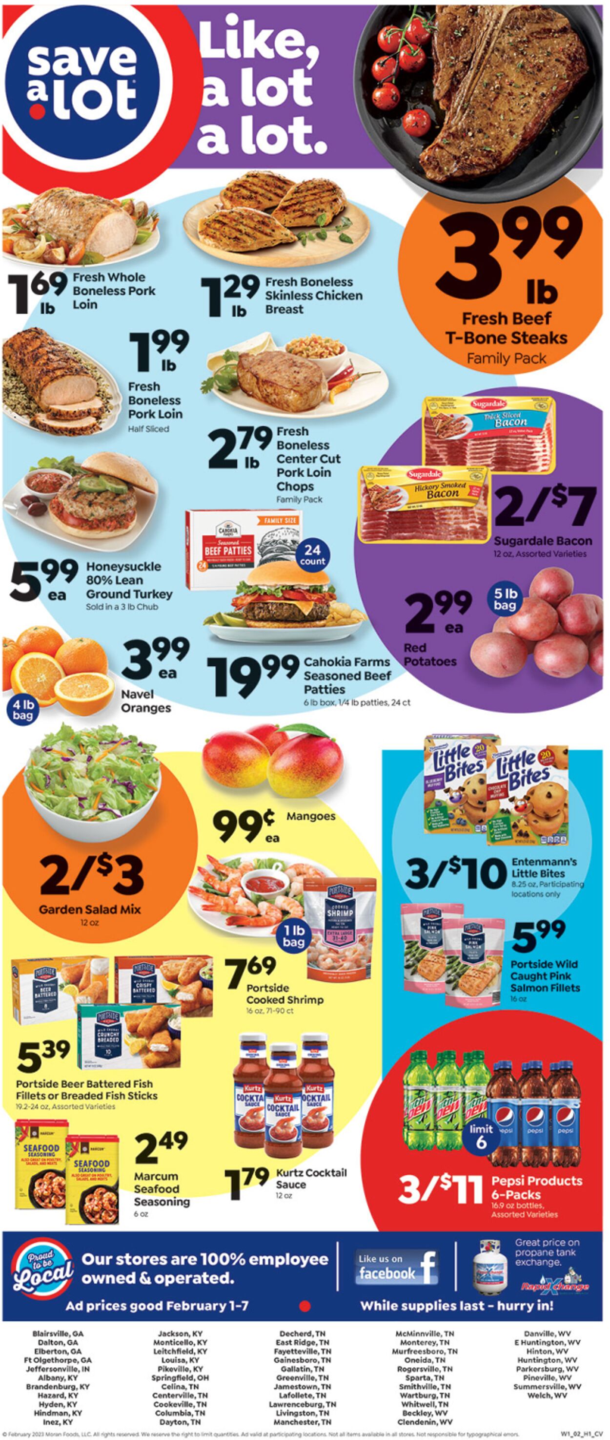 Weekly ad Save a Lot 02/01/2023 - 02/07/2023