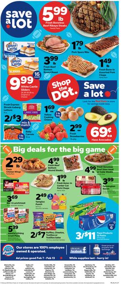 Weekly ad Save a Lot 02/07/2024 - 02/07/2024