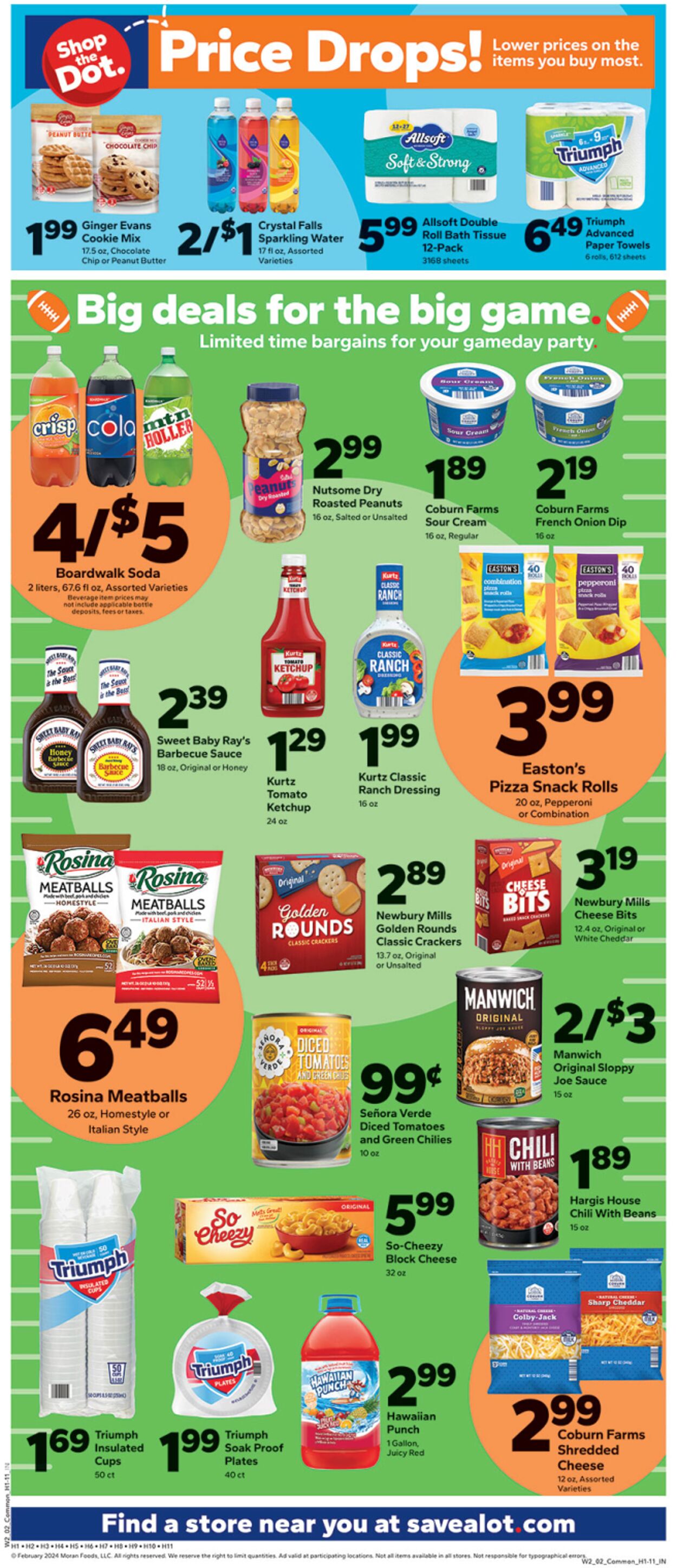 Weekly ad Save a Lot 02/07/2024 - 02/13/2024