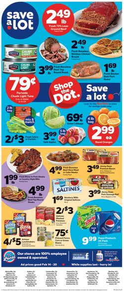 Weekly ad Save a Lot 02/14/2024 - 02/15/2024