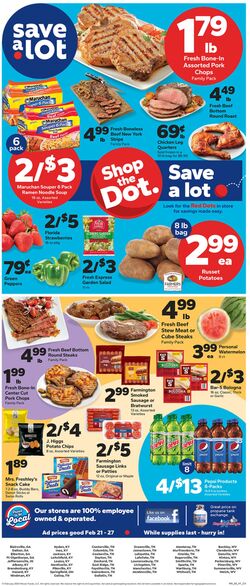 Weekly ad Save a Lot 02/21/2024 - 02/27/2024