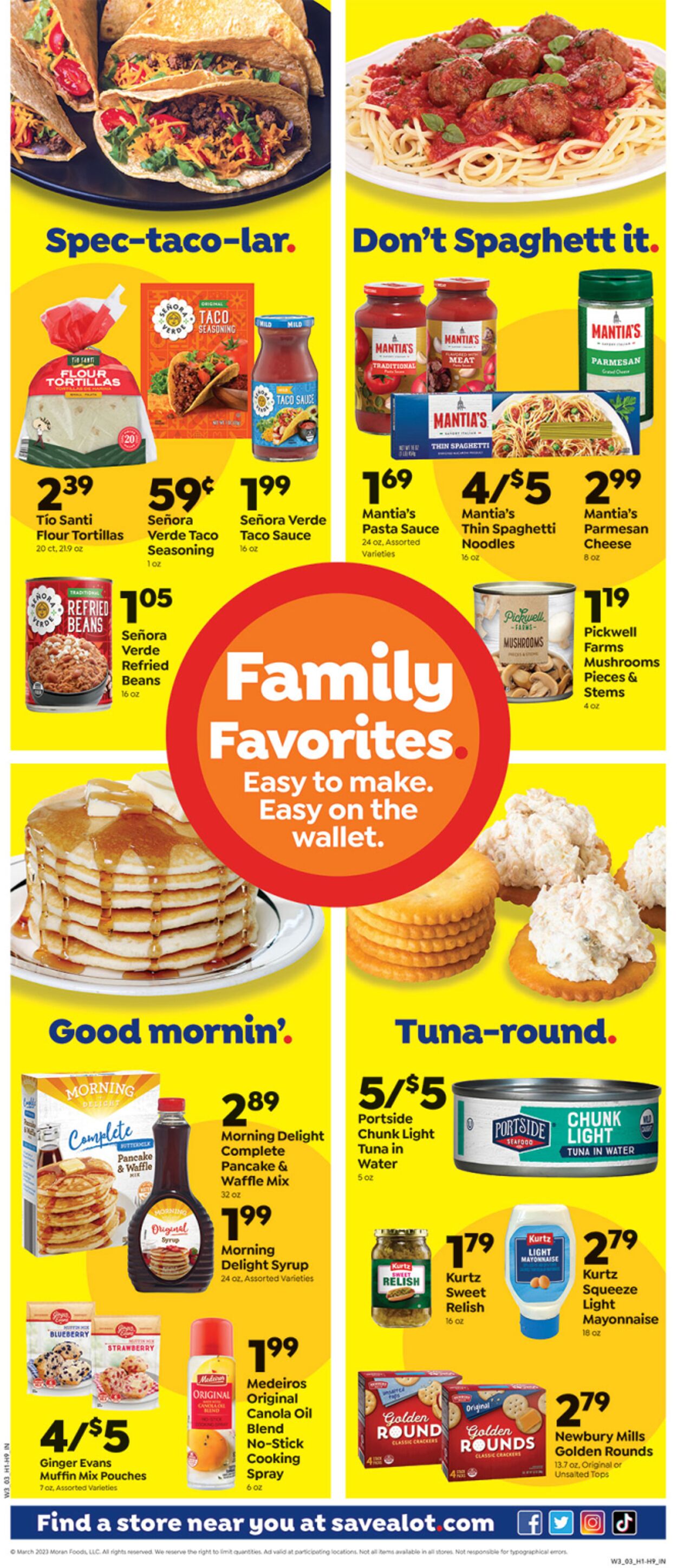 Weekly ad Save a Lot 03/17/2023 - 03/21/2023