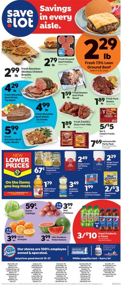 Weekly ad Save a Lot 03/15/2023 - 03/21/2023