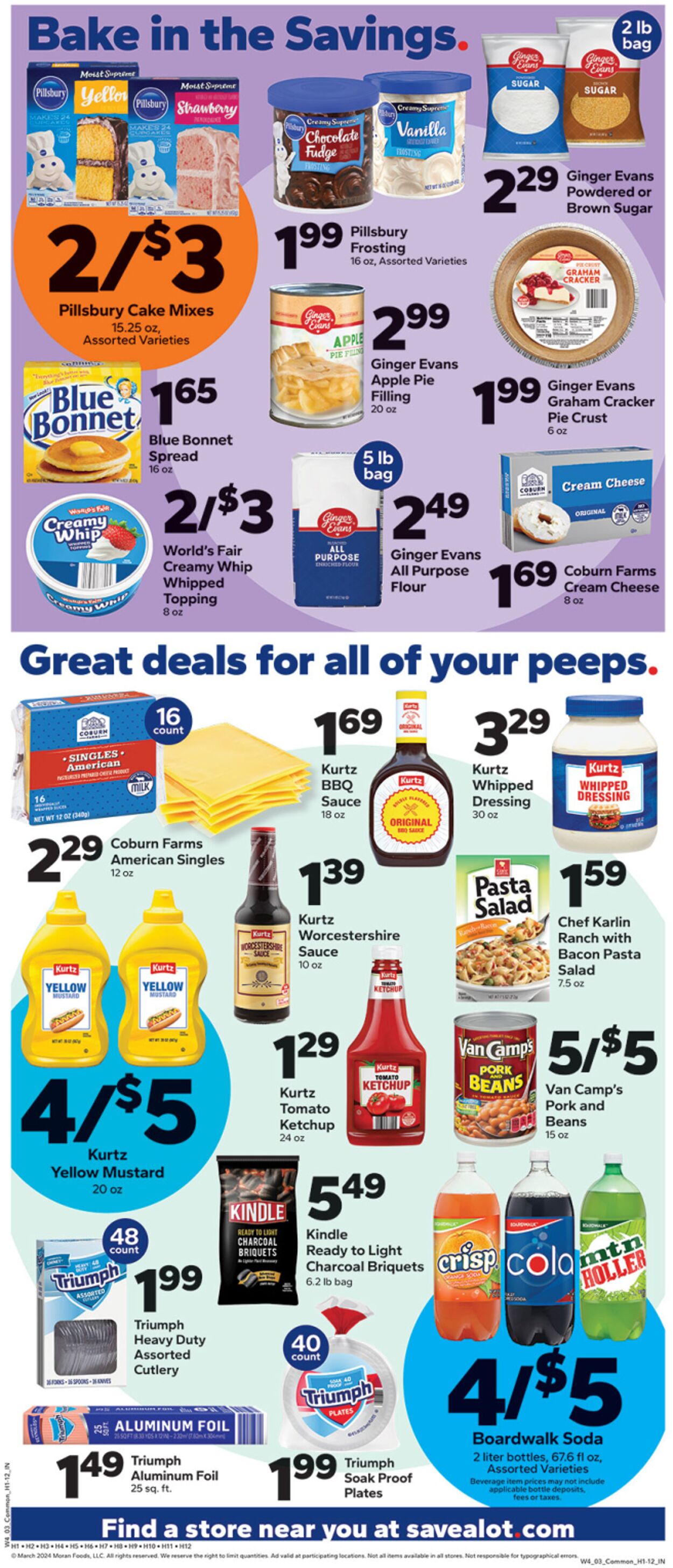 Weekly ad Save a Lot 03/21/2024 - 03/22/2024