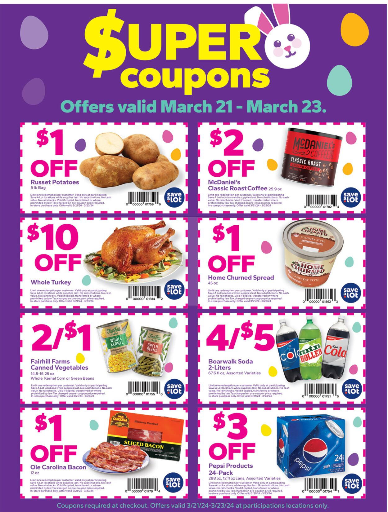 Weekly ad Save a Lot 03/21/2024 - 03/22/2024