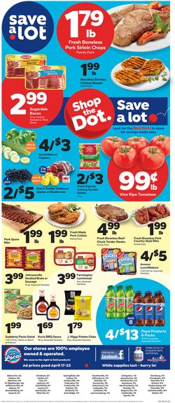 Weekly ad Save a Lot 04/17/2024 - 04/17/2024