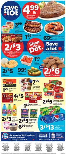 Weekly ad Save a Lot 04/24/2024 - 04/30/2024