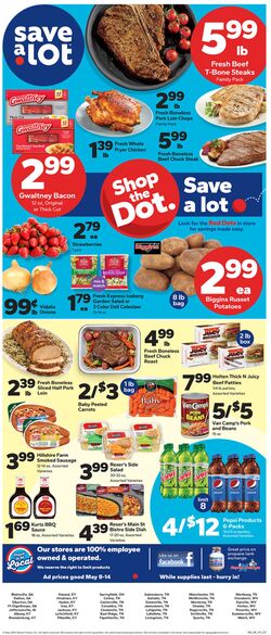 Weekly ad Save a Lot 05/08/2024 - 05/15/2024
