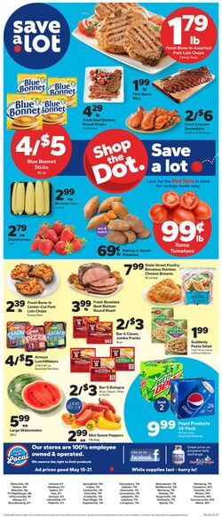 Weekly ad Save a Lot 04/18/2024 - 04/19/2024