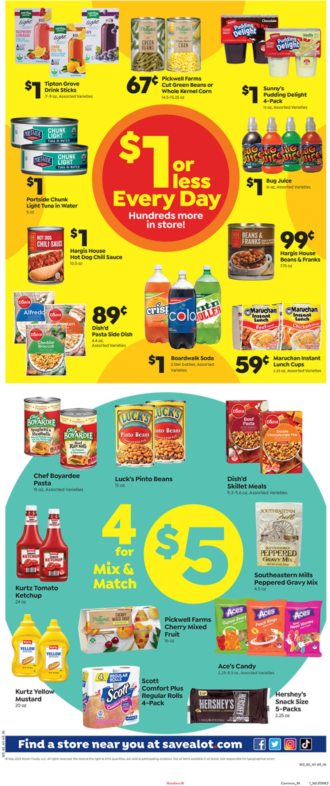 Weekly ad Save a Lot 05/20/2023 - 05/23/2023