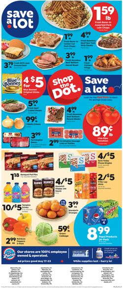 Weekly ad Save a Lot 05/24/2023 - 05/31/2023
