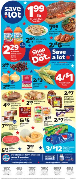 Weekly ad Save a Lot 05/01/2024 - 05/07/2024