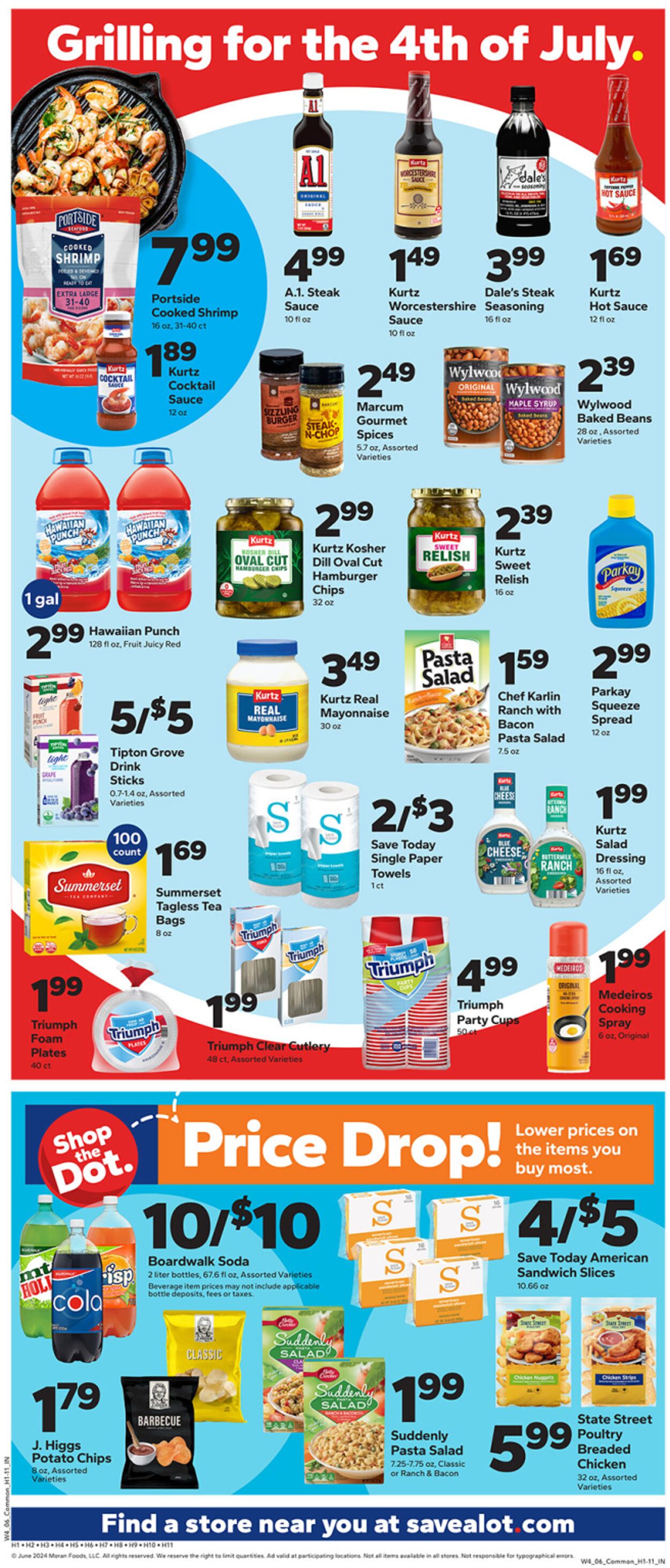 Weekly ad Save a Lot 06/26/2024 - 07/02/2024