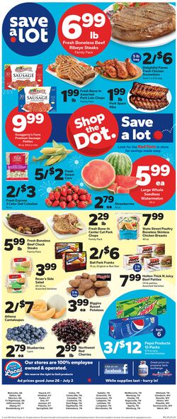 Weekly ad Save a Lot 06/05/2024 - 06/11/2024