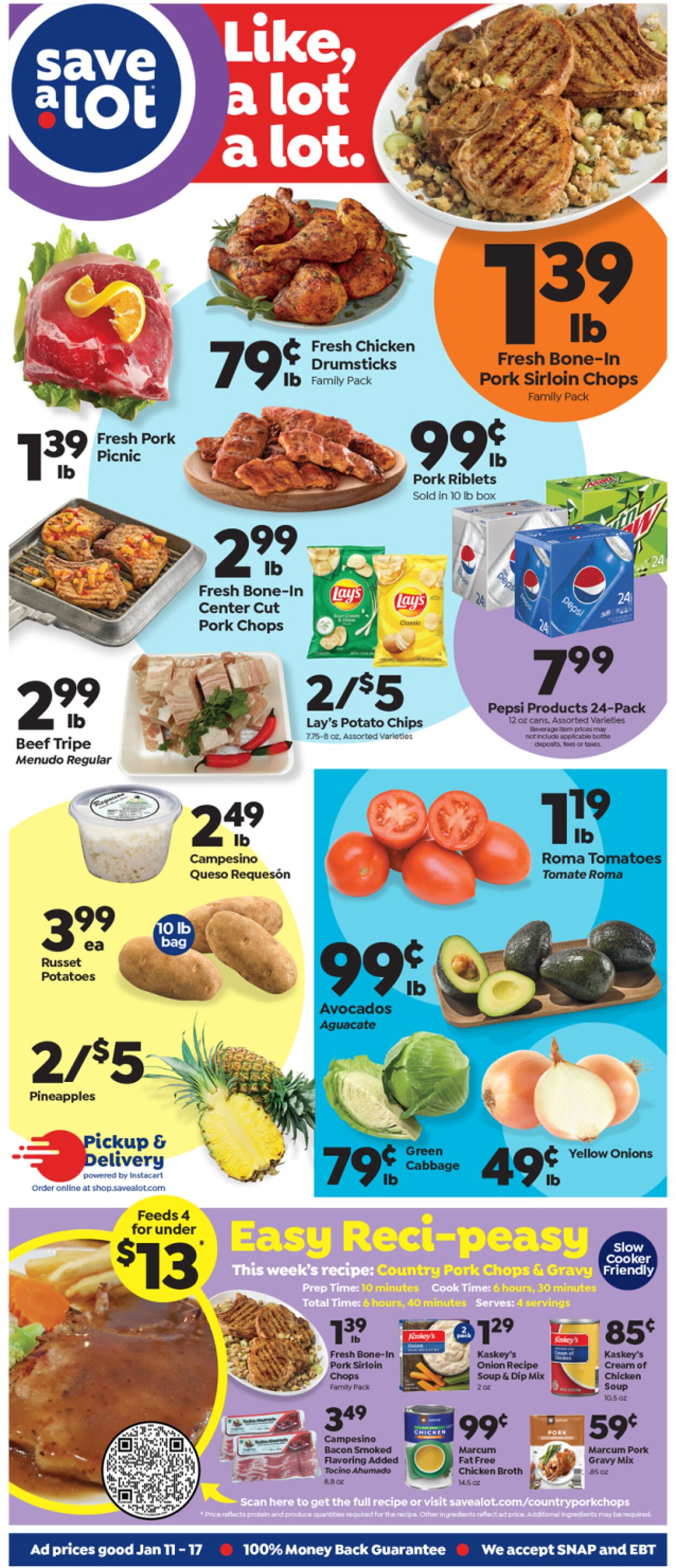 Weekly ad Save a Lot 01/11/2023-01/17/2023