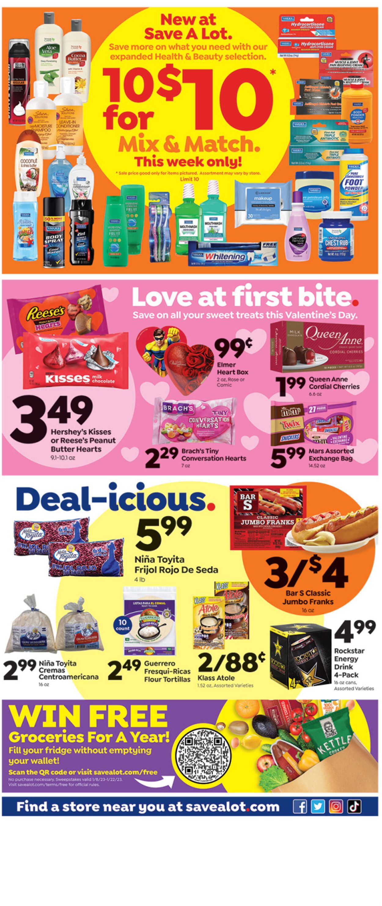 Weekly ad Save a Lot 01/18/2023 - 01/24/2023