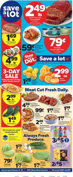 Weekly ad Save a Lot 02/14/2024 - 02/20/2024