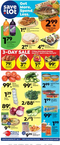 Weekly ad Save a Lot 03/29/2023 - 04/04/2023