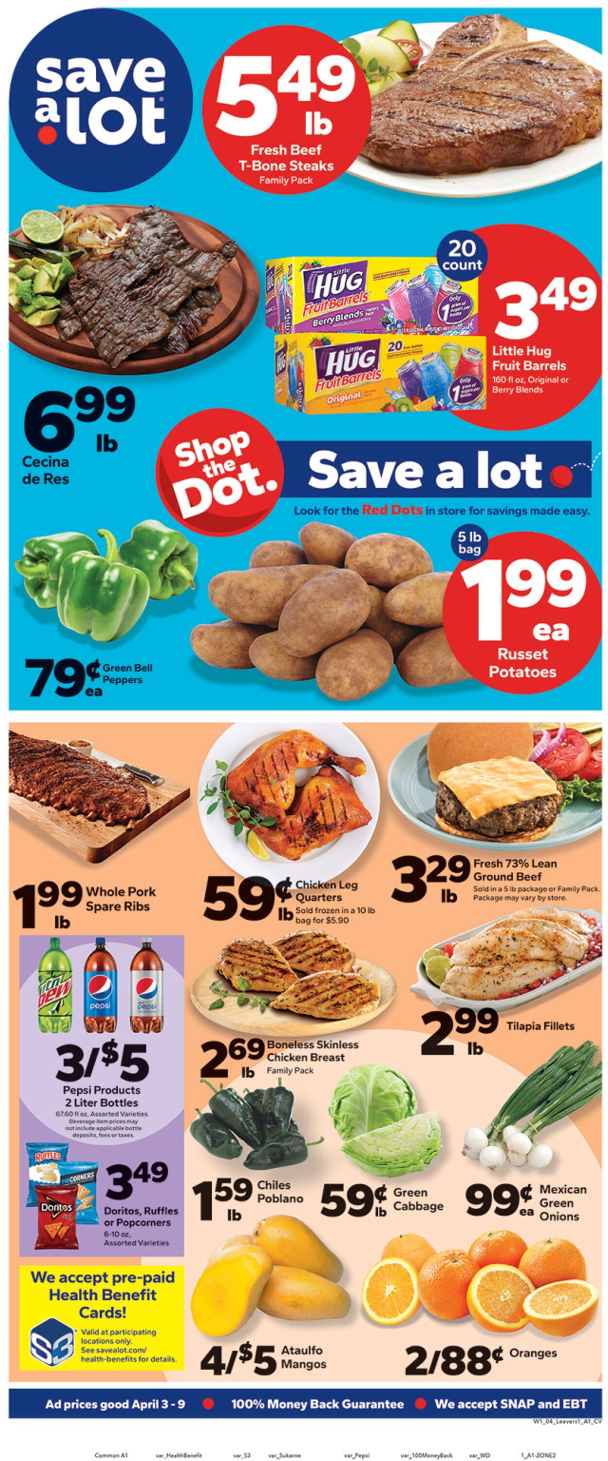 Weekly ad Save a Lot 04/03/2024 - 04/09/2024