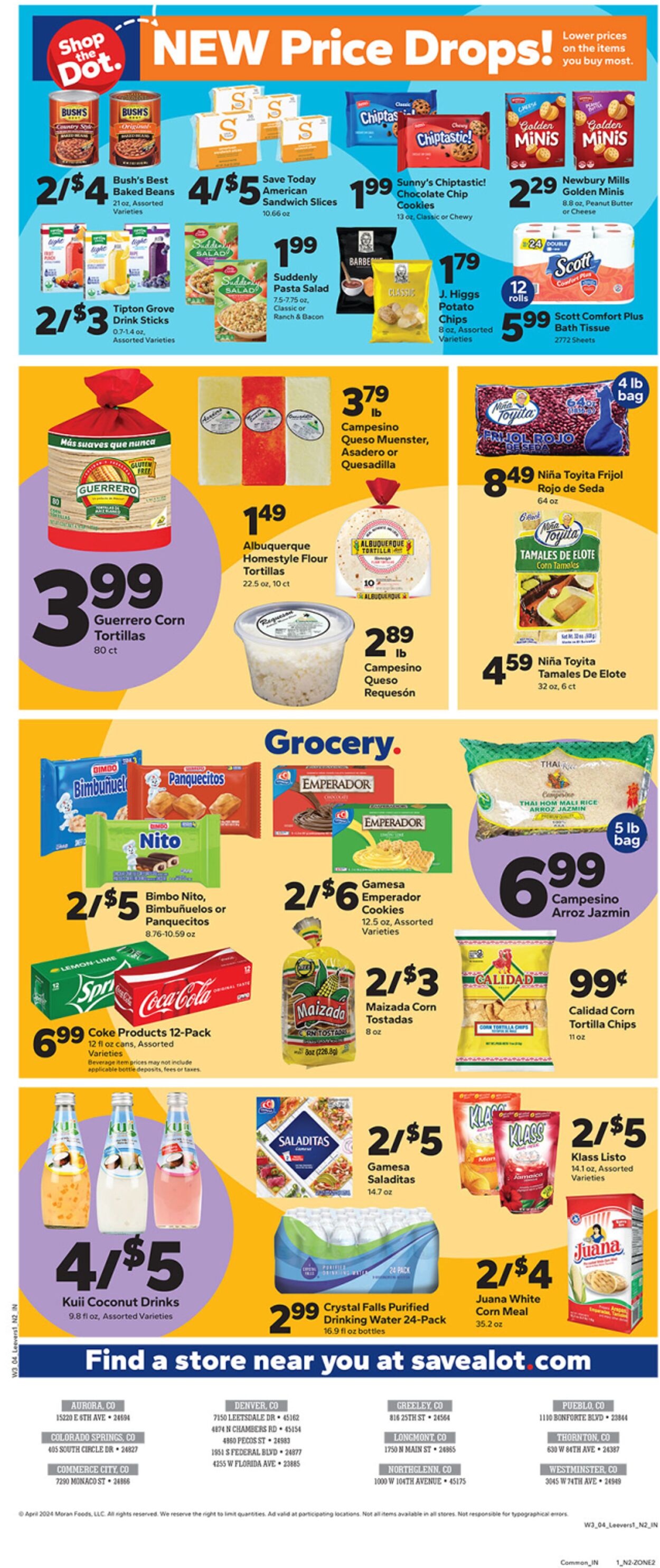 Weekly ad Save a Lot 04/17/2024 - 04/23/2024