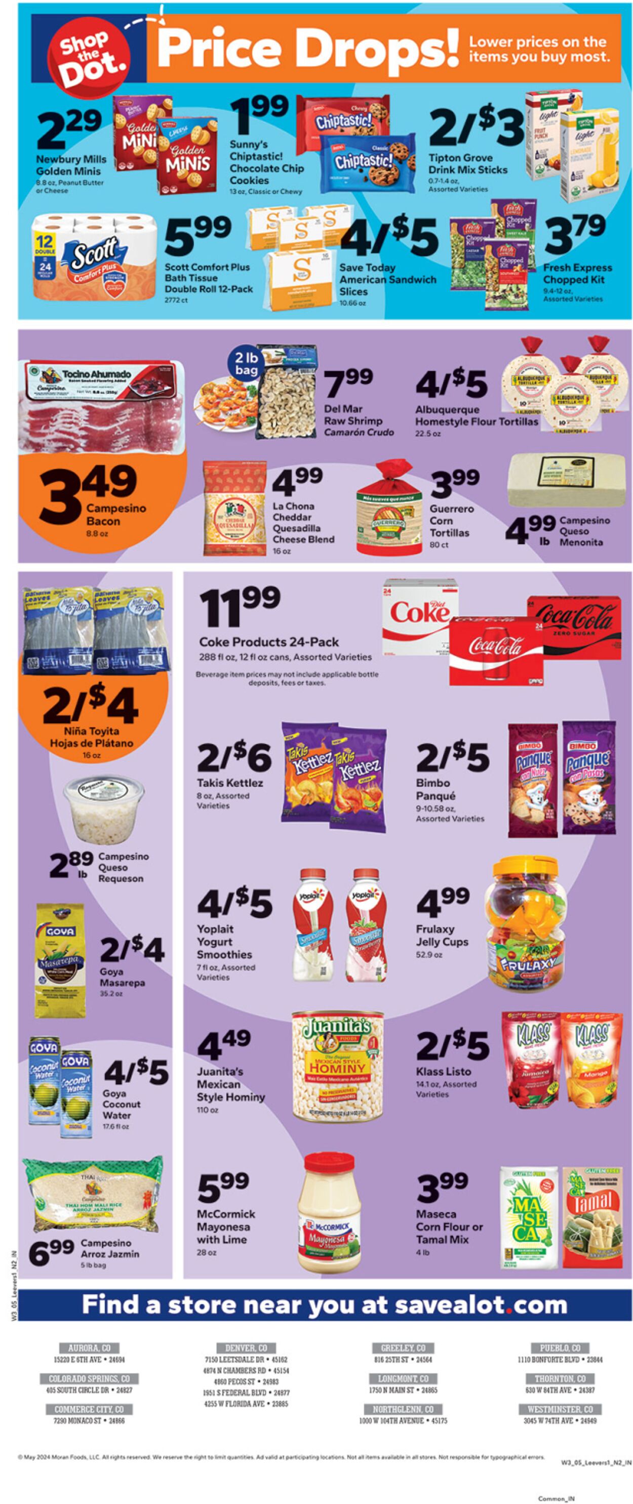 Weekly ad Save a Lot 05/15/2024 - 05/21/2024