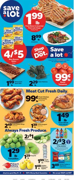 Weekly ad Save a Lot 05/01/2024 - 05/08/2024