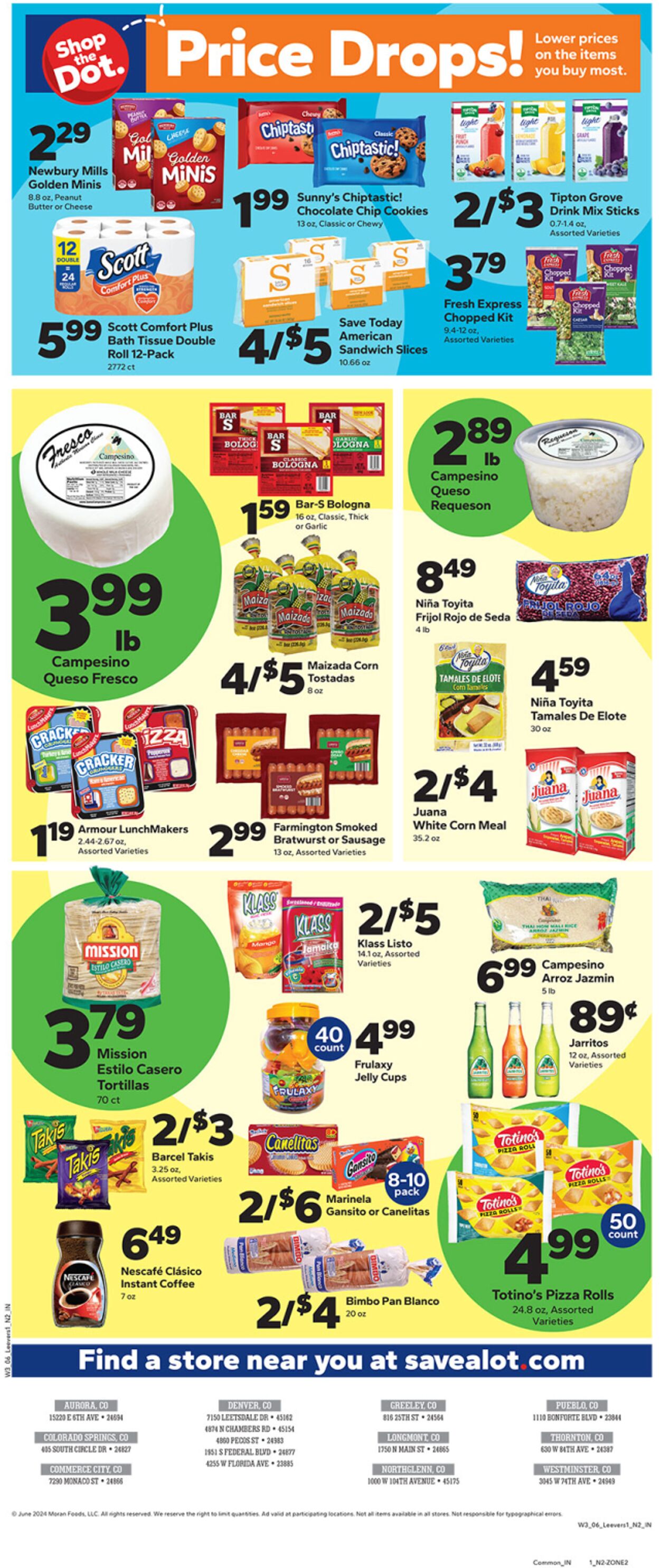 Weekly ad Save a Lot 06/19/2024 - 06/25/2024
