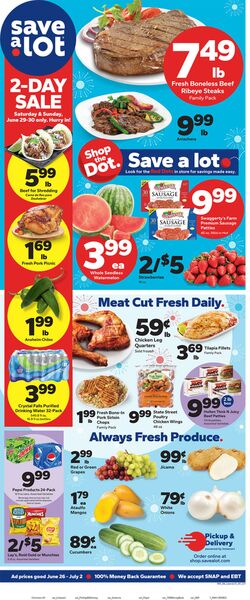 Weekly ad Save a Lot 06/19/2024 - 06/26/2024