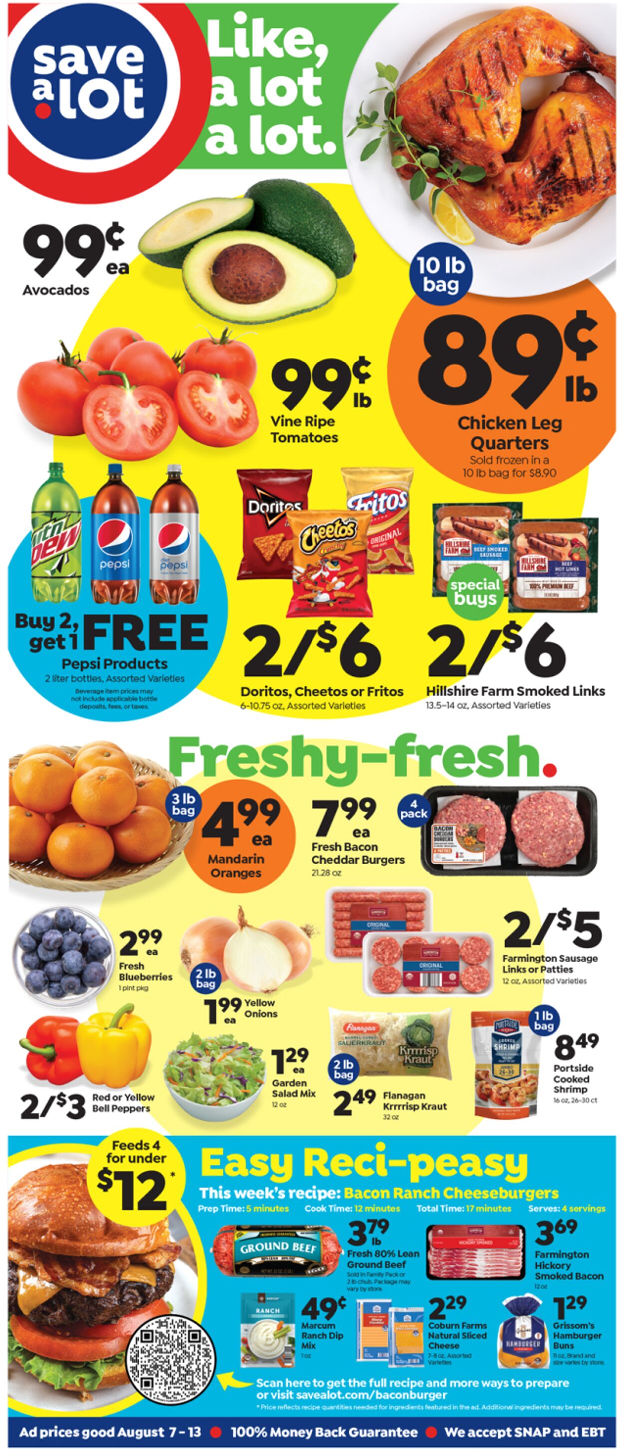 Weekly ad Save a Lot 08/07/2022 - 08/13/2022